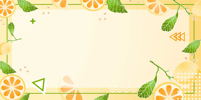 卡通简约水果边框背景背景图片素材免费下载_熊猫办公