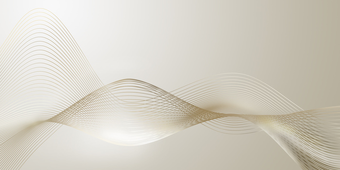 金色简约曲线商务ppt背景