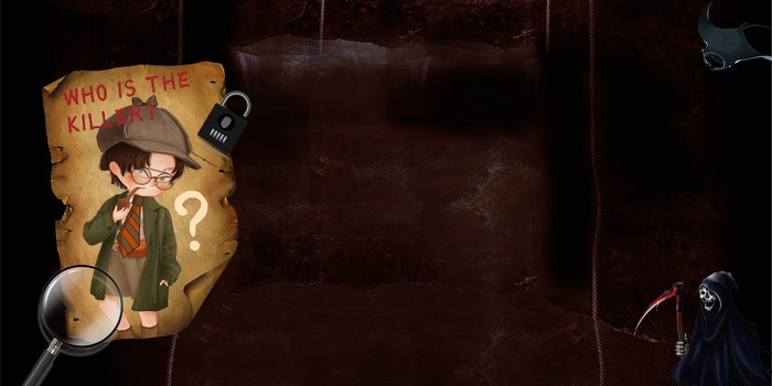 黑色名侦探剧本杀推理游戏背景