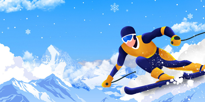 4724 x 2362格式: psdjpgpsd蓝色扁平风决战东京创意运动会背景像素