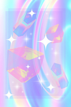 酷炫镭射渐变经体酸性背景