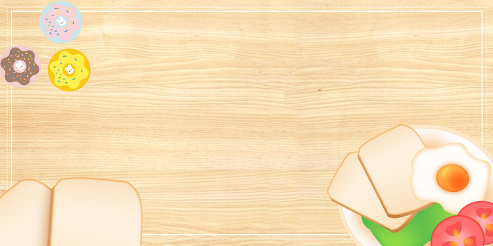 面包餐饮下午茶宣传背景