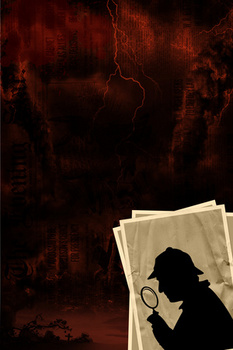 红色血腥恐怖侦探办案背景