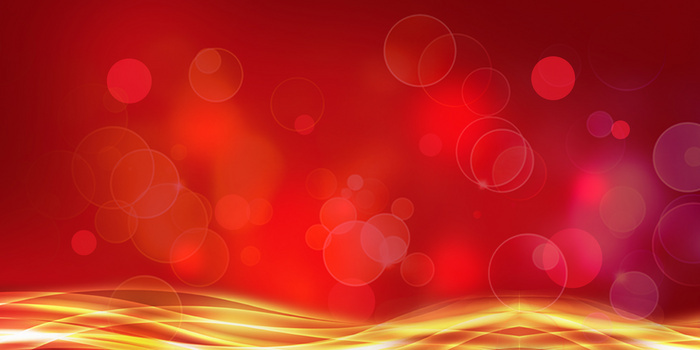 简约质感红色金色新年喜庆红绸宣传背景