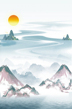 禅意水墨背景图片大全_禅意水墨背景素材下载_熊猫办公