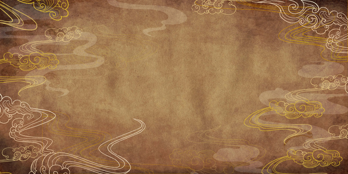 简约敦煌祥云质感合成背景