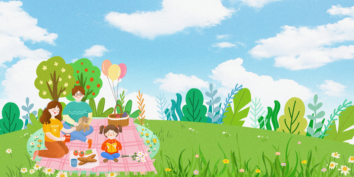 家人野餐png图片素材下载_家人png_熊猫办公