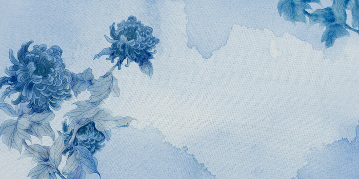 中国风植物扎染质感纹理背景