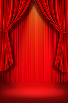 红色帷幕背景图片大全_红色帷幕背景素材下载_熊猫办公
