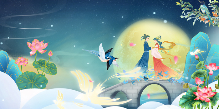 国潮七夕背景图片大全 国潮七夕背景素材下载 熊猫办公 国潮七夕背景图片大全 国潮七夕背景素材下载 熊猫办公