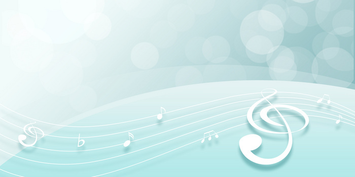 音乐艺术节乐符简约清新背景