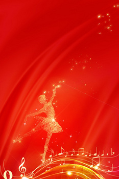 红色舞蹈背景图图片