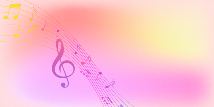 音乐音符文艺背景