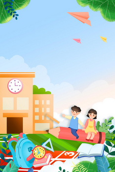 学校建筑背景图片大全 学校建筑背景素材下载 熊猫办公