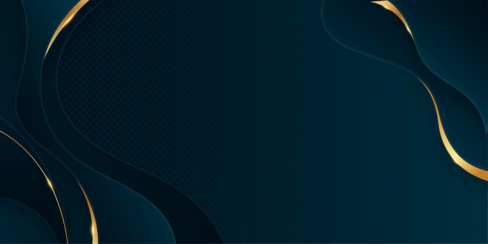 深绿色简约大气商务几何名片背景