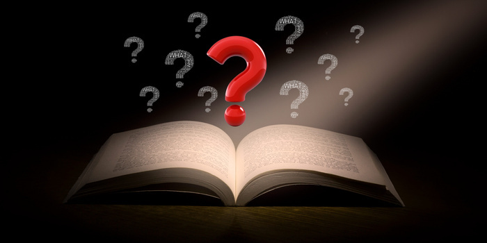 问号书本摄影合成背景