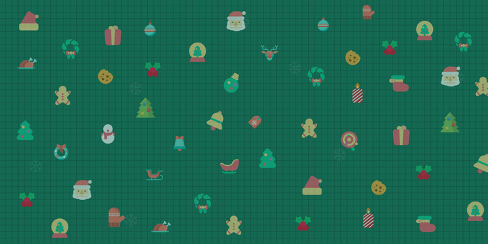 绿色格纹圣诞节背景