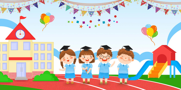 幼儿园新学期开学典礼主题背景