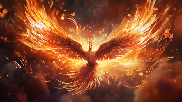 火凤凰背景图片大全_火凤凰背景素材下载_熊猫办公