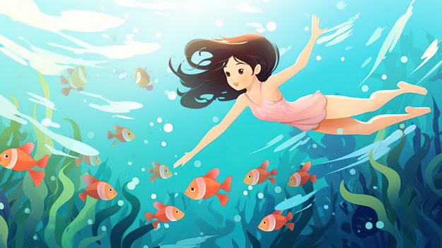 泳池水底浪漫背景背景图片素材免费下载_熊猫办公