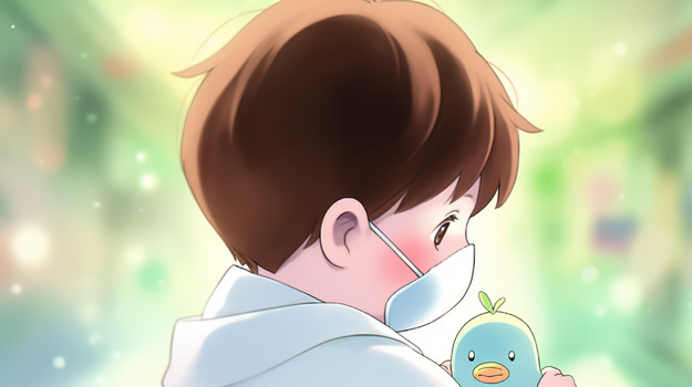 儿童侧面插画jpg像素:2912 x 1632格式: jpg戴口罩的职场人员侧脸插画