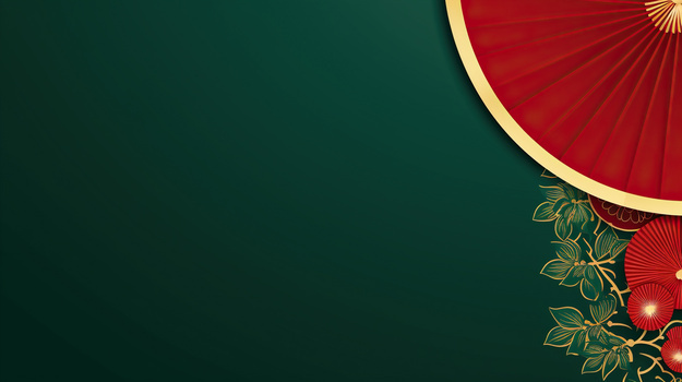 绿色新中式素雅边框背景背景图片素材免费下载_熊猫办公