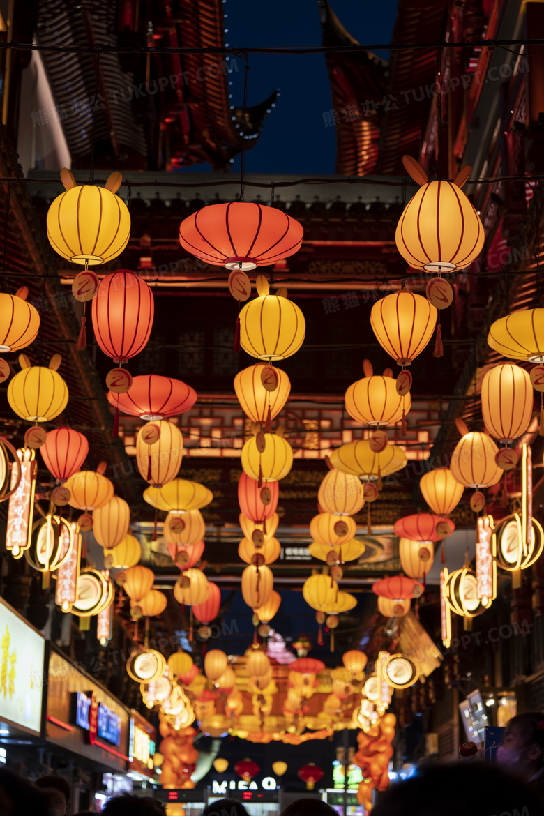 中国元宵节灯笼挂饰图片
