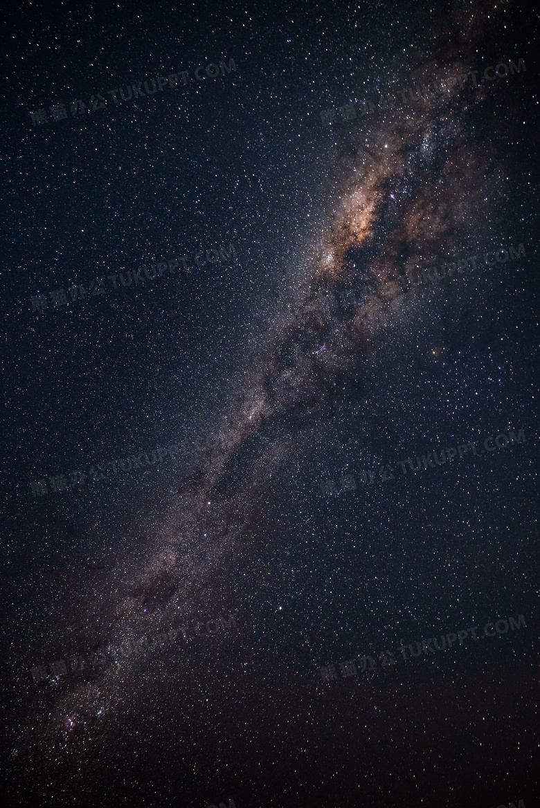 夜晚星空银河系景色实拍