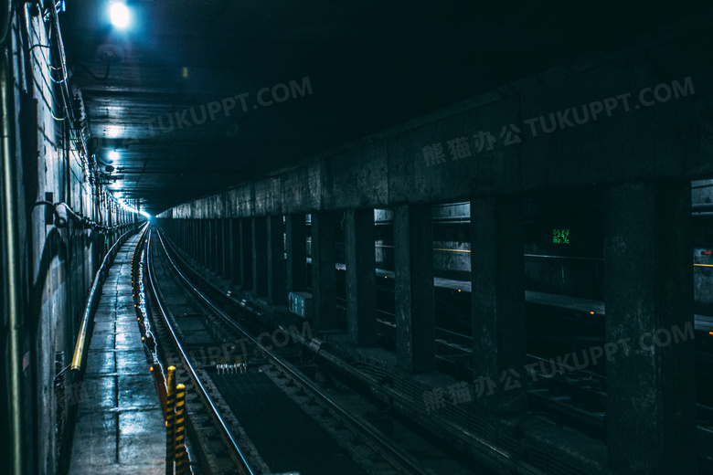 隧道地铁建设样貌内景图片