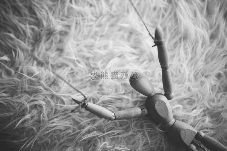 黑白 戏剧性的 模型