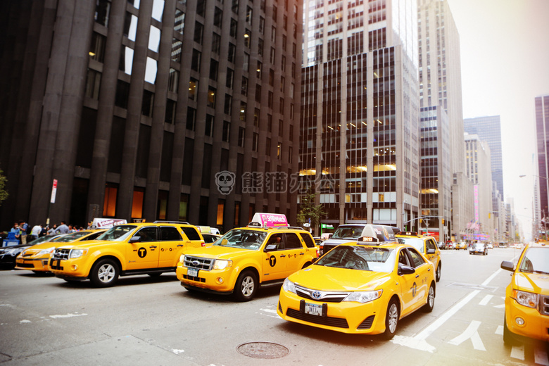出租车 汽车 城市