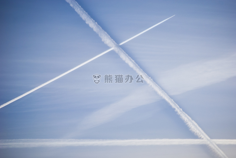 几何学 飞机 天空