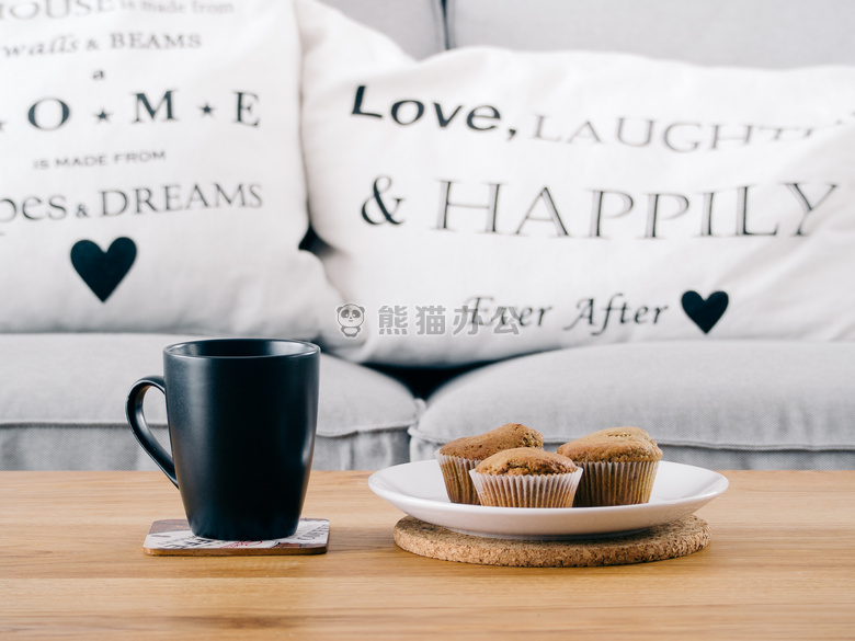 蛋糕 咖啡 沙发