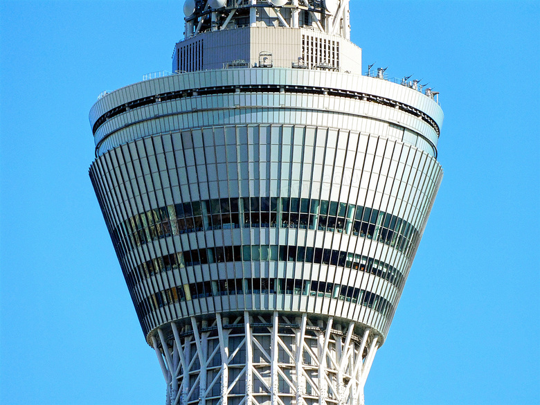 日本晴空塔局部图片