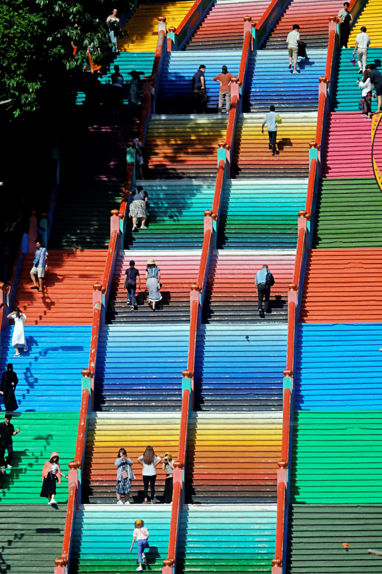 彩虹阶梯图片