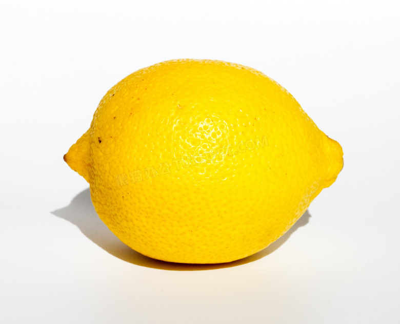 黄色新鲜柠檬图片