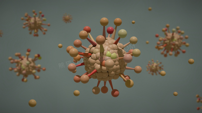 冠状病毒立体结构图片