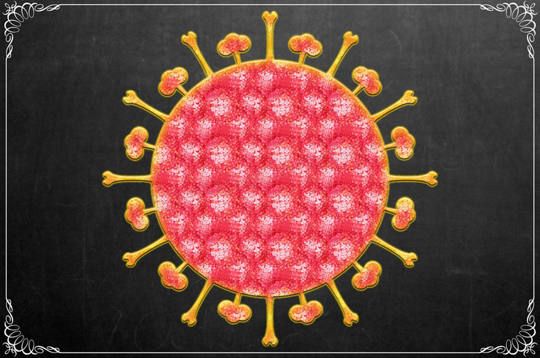 红色病毒细胞图片 红色病毒细胞图片大全