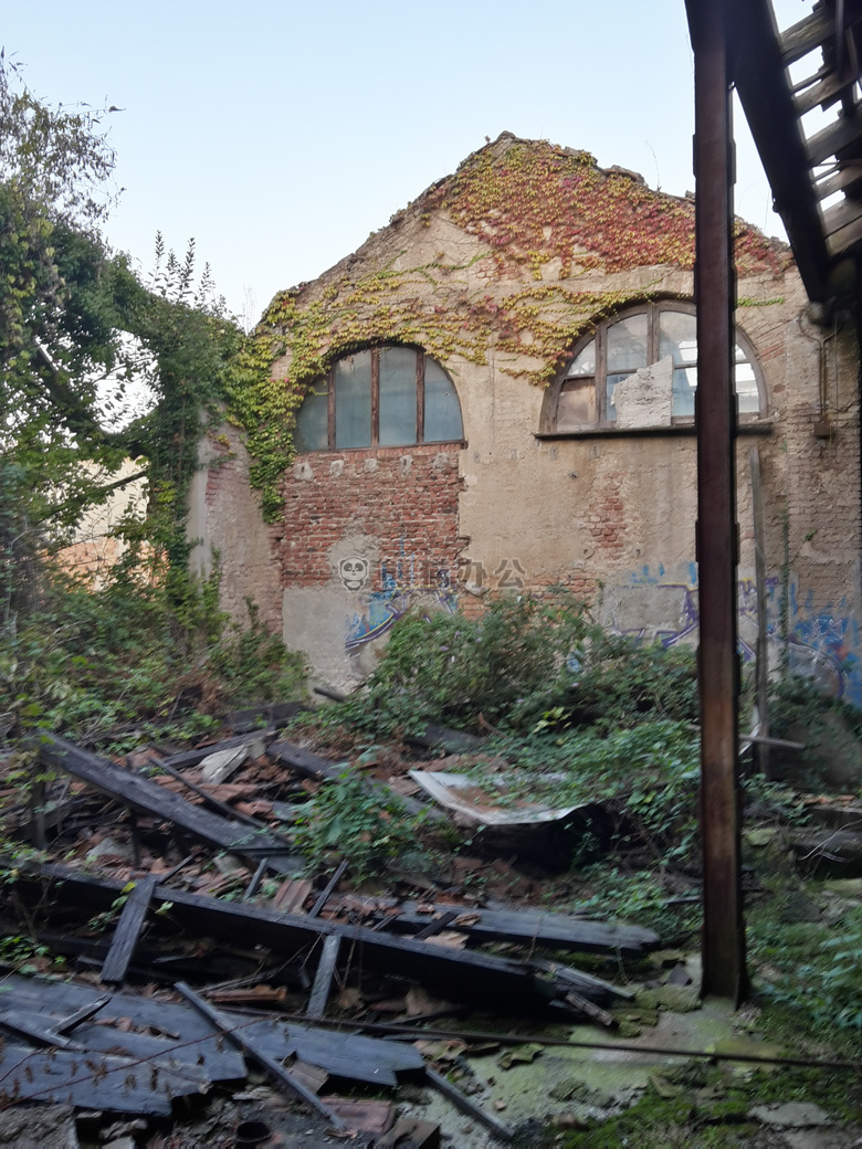 建筑学 破碎的 建筑