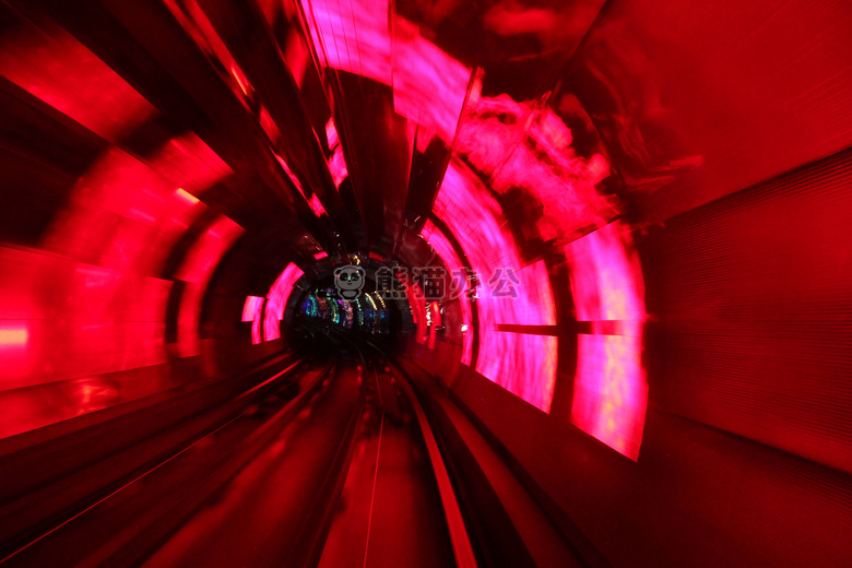长时间曝光 上海 tunnel