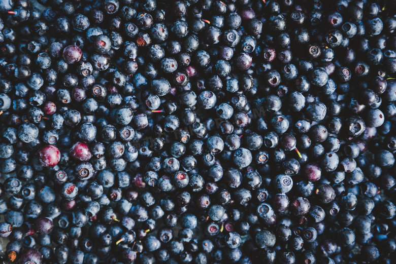 新鲜成熟蓝莓高清图片 新鲜成熟蓝莓高清图片大全
