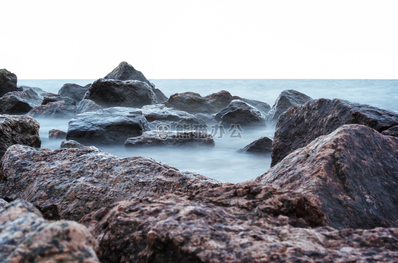 雾 花岗岩 海湾