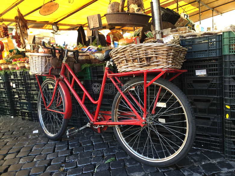 篮子 自行车 市场