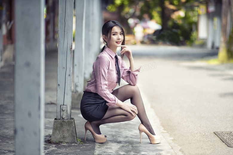 制服性感丝袜美女图片