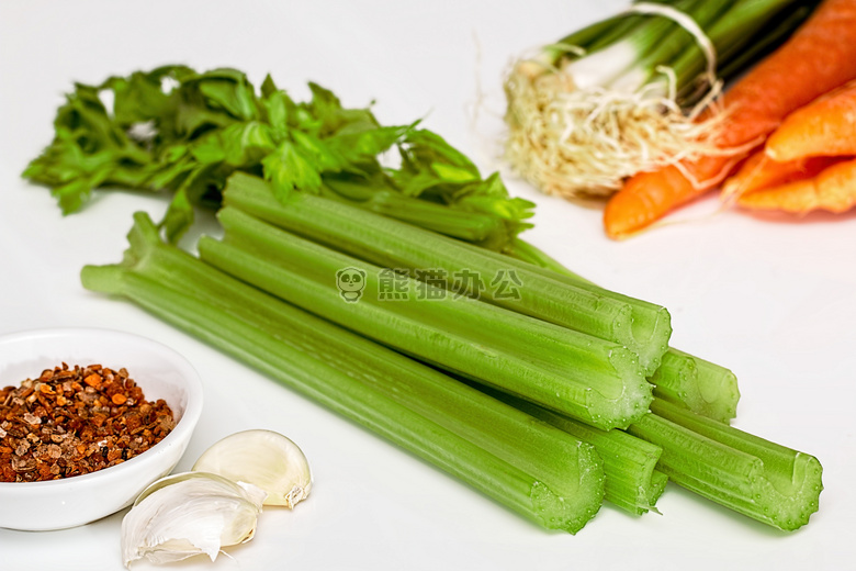 芹菜 食物 新鲜的