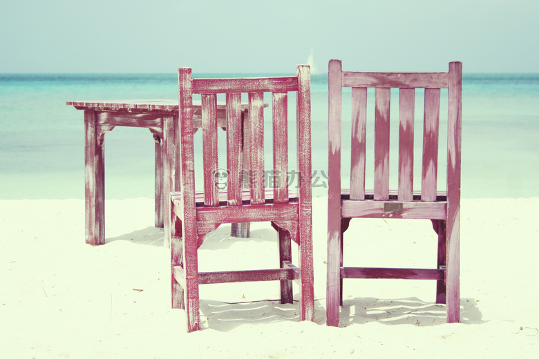 海滩 椅子 梦想