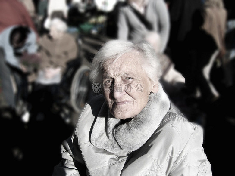 老年人 女性的 奶奶