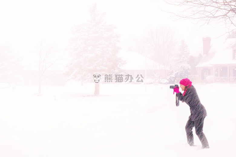 照相机 寒冷的 小雪