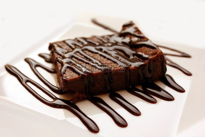 布朗尼 蛋糕 巧克力