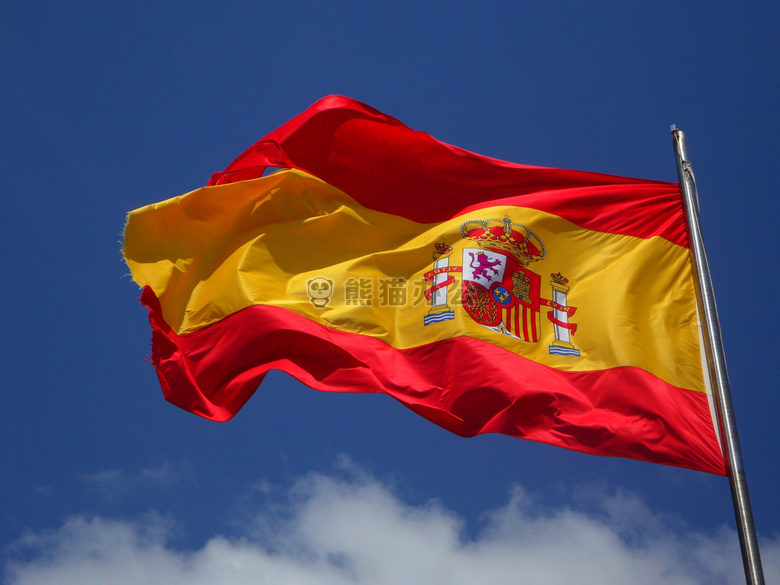 旗帜 旗杆 西班牙